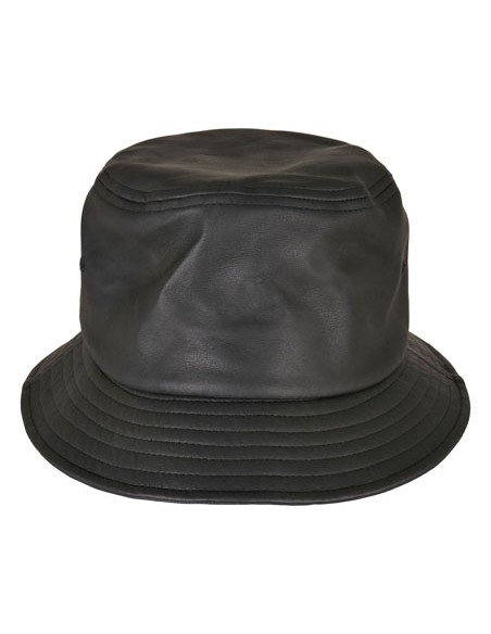 FLE-5003IL-Imitation Leather Bucket Hat 2